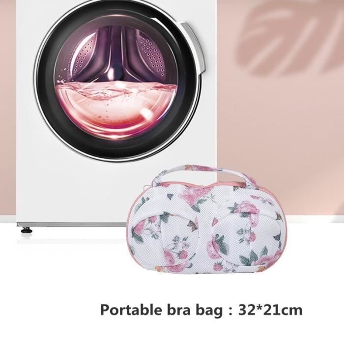 D Sac bleu Soutien-gorge Sac de rangement Portable pour soutien-gorge