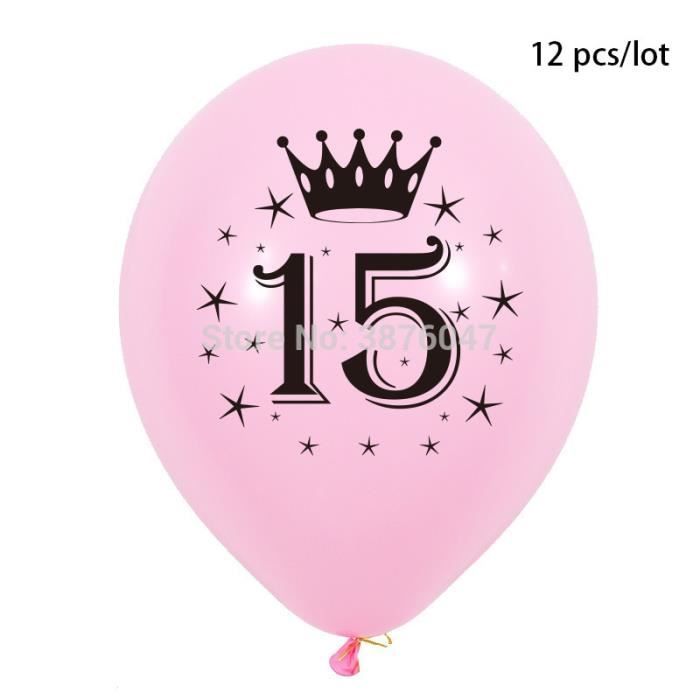Rose 15 Ballons D Anniversaire Pour Enfants 12 Pieces Lot Pour Garcons Et Filles Decorations De Fete D A Cdiscount Maison Rose 15 Ballons D Anniversaire Pour Enfants 12 Pieces Lot Pour Garcons Et Filles Decorations De Fete D A Cdiscount Maison