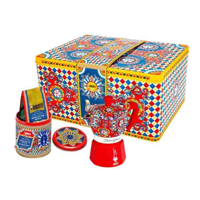 Coffret Cafetière Moka Express Dolce&Gabbana 2 tasses et boite café Perfetto Moka - vue 2