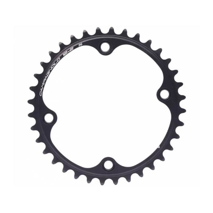 Plateau 4 branches Campagnolo Super Record BCD112 12v 36T - noir