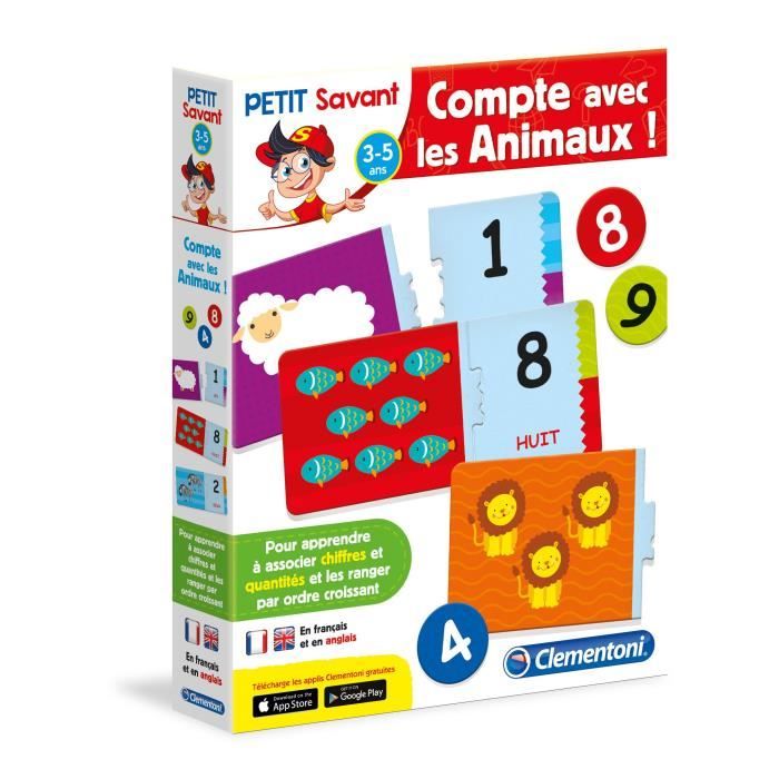 CLEMENTONI Compte avec les Animaux - Cdiscount Jeux - Jouets