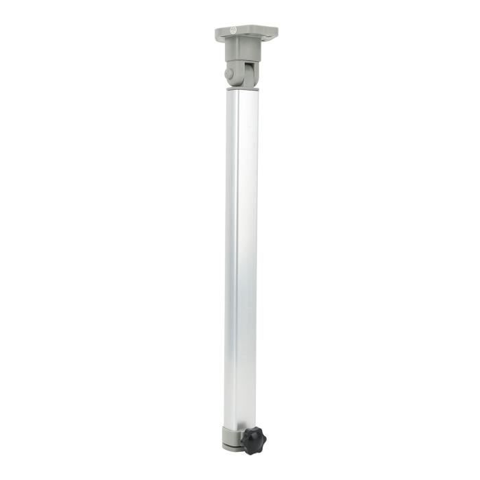 Pied De Table Pliant Alu Pour Camping-car Ou Van - Hauteur Réglable 510-710 Mm - Neuf