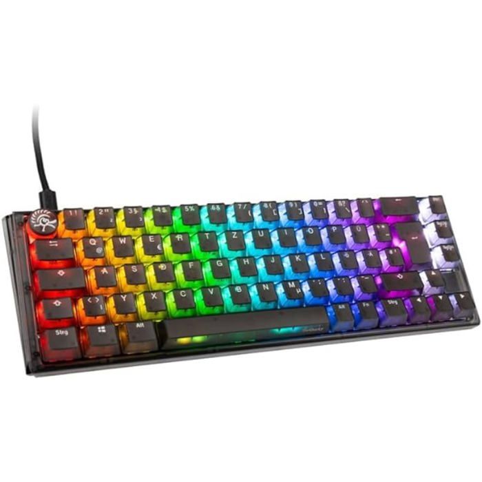 Ducky Clavier de jeu - One 3 Aura Black SF - Mécanique - RGB LED - Gateron Baby Kangaroo