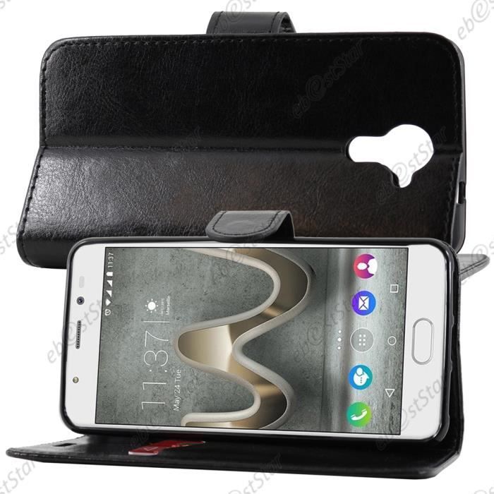 Coque Silicone Anti-choc Pour Wiko U Feel Prime - Protection Complète, Noir, Par K-S-Trade