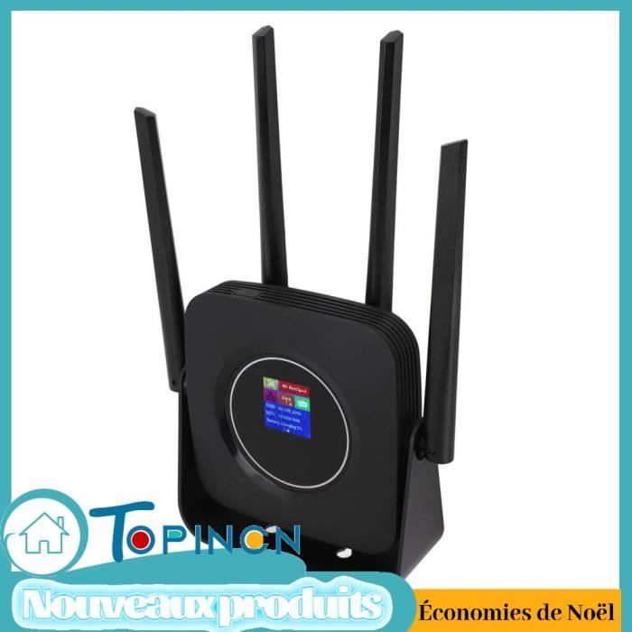 Routeur WiFi Portable Mifi LTE 3G/4G Avec Emplacement Pour Carte SIM Et