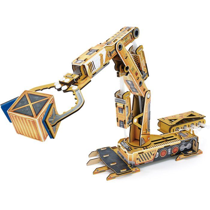 Maquette 3D NATIONAL GEOGRAPHIC EXPLORA Engin de Chantier Pince Hydraulique 56x37 cm Dès - vue 4
