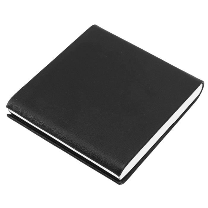 Porte-cartes De Visite En Cuir PU Et Acier Inoxydable - Lot De 2 - Fermeture Magnétique - Design Mince Et élégant - 6