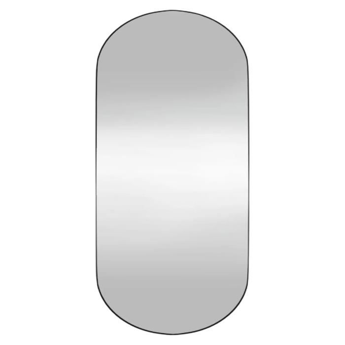 Miroir mural - GAROSA - Ovale - 45x100 cm - Verre - 75 kg max