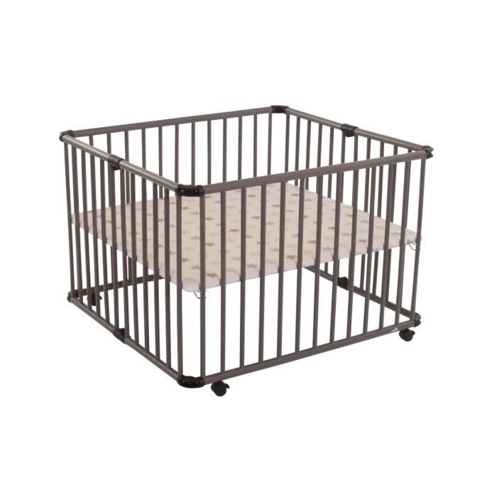 Parc Lucy Lucilee Pliable Hetre Gris Taupe Etoile 94 5 X 102 Geuther Cdiscount Pret A Porter
