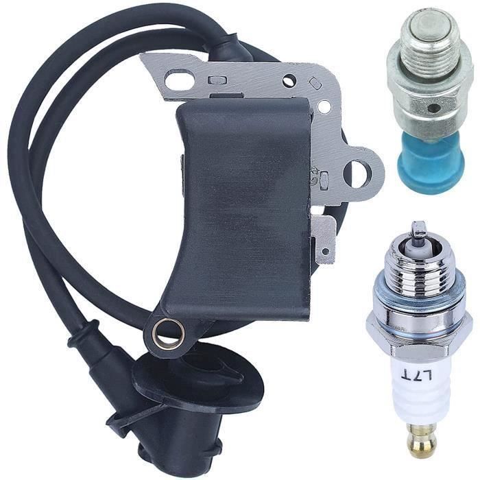 Kit Bobine Allumage + Bougie Pour Stihl TS400 TS460 - Vanne Décompression Double Trou