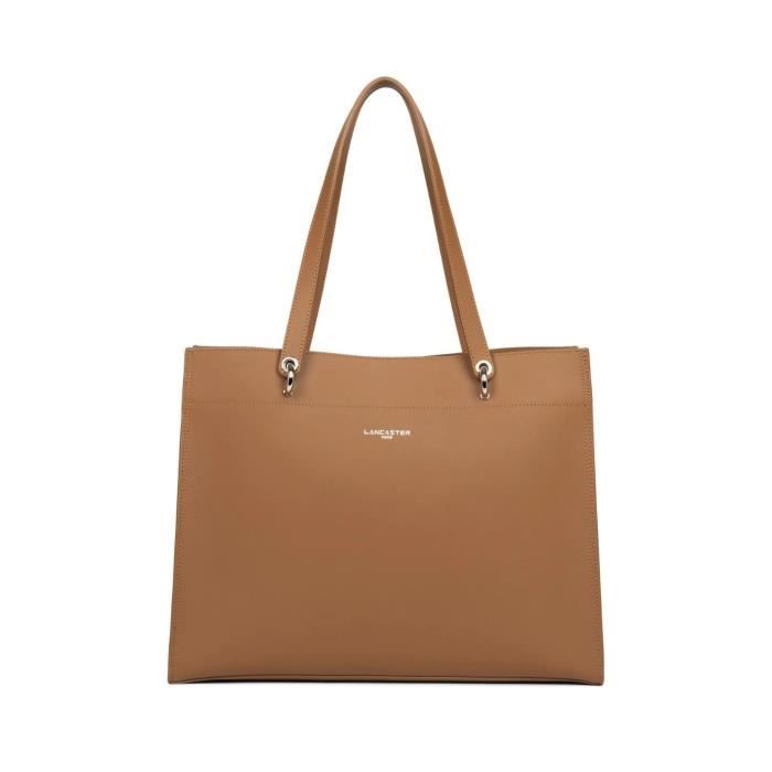 Sac cabas Lancaster Ref 57113 Marron 38 29 13 cm TU Cdiscount