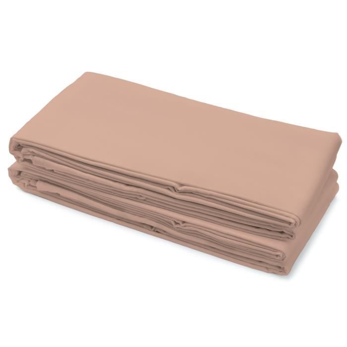 LOVELY HOME Drap Plat 100% coton 180x290 cm 1 personne - vue 8