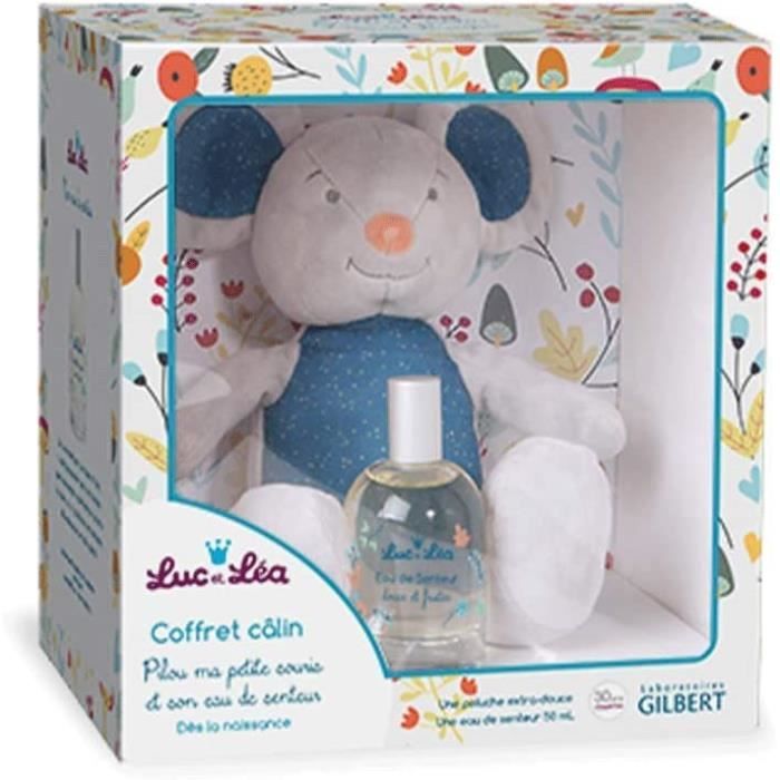 Luc et Léa Coffret Câlin Pilou Ma Petite Souris et Son Eau de Senteur 50 ml