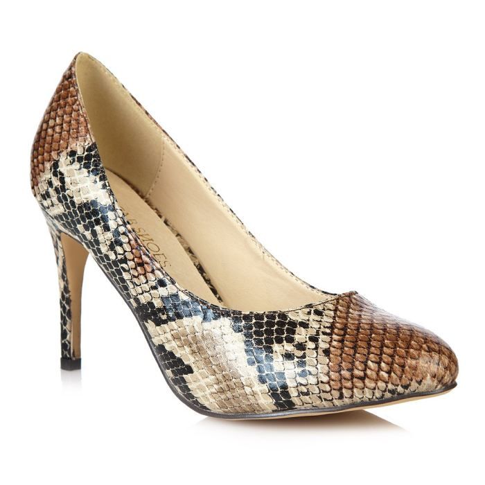escarpins imprimé python