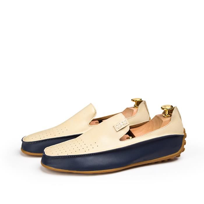 M.Moustache - Chaussures bateau en nubuck pour homme Georges