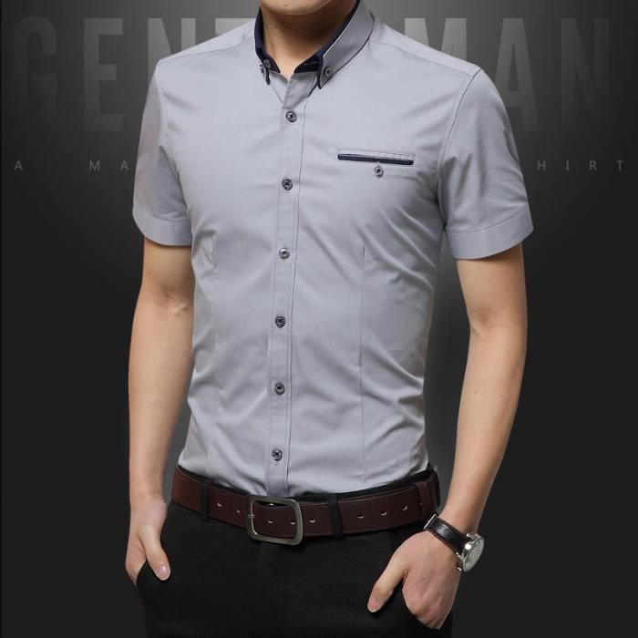 Homme chemise sales manche courte