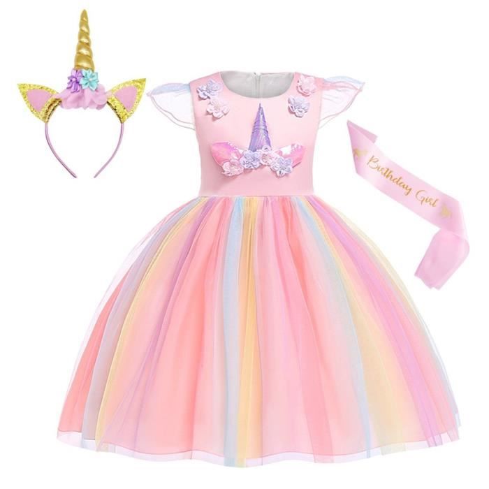 robe licorne 10 ans