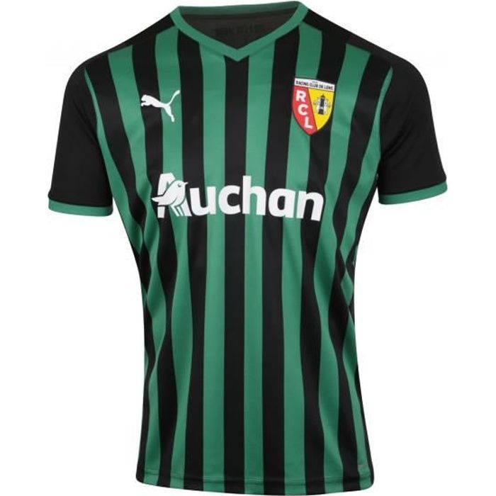 Maillot ext rieur RC Lens 2021 22 noir vert XL Cdiscount Sport