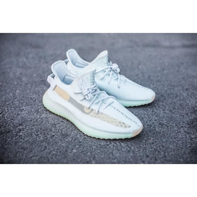 YEEZY Basket Adidas originals Yeezy Boost 350 V2 Blanc bleu - Cdiscount Chaussures