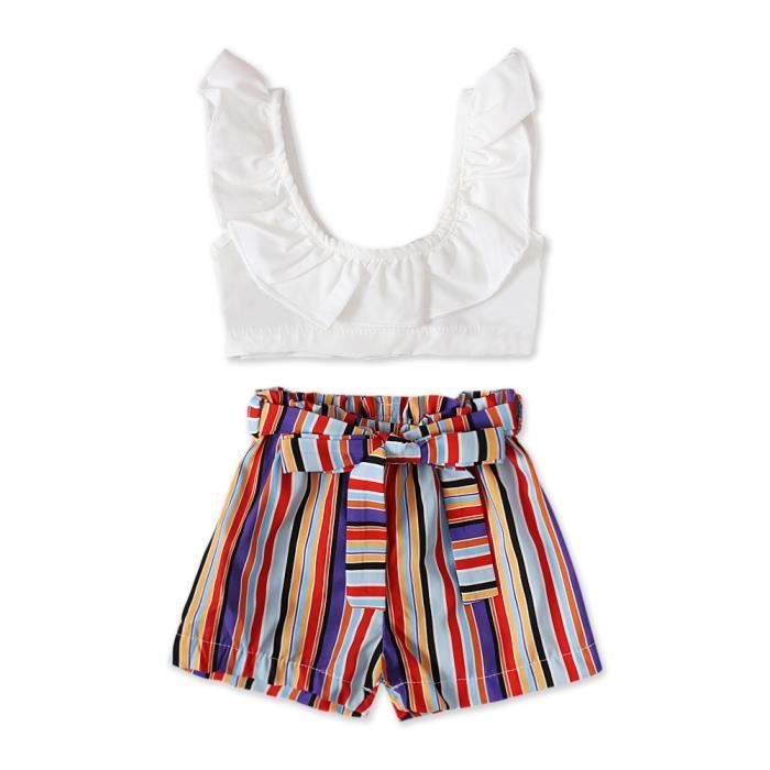 0 3 Ans 2 PCS Ensemble de V tement t pour B b Enfant Fille