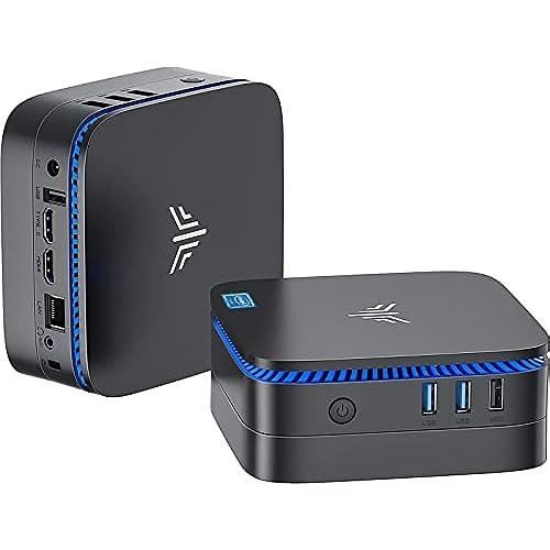 Mini PC – NIPOGI – AK1 Pro – 16Go RAM – 512Go ROM – Double Display 4K UHD – Noir