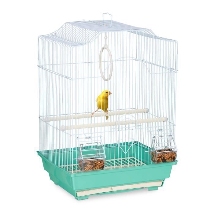 cage à oiseaux avec perchoirs - 10030971-53