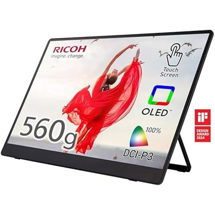 Moniteur Portable – RICOH – 150 – Écran OLED 156 Pouces – Ultra-léger 560g – USB-C