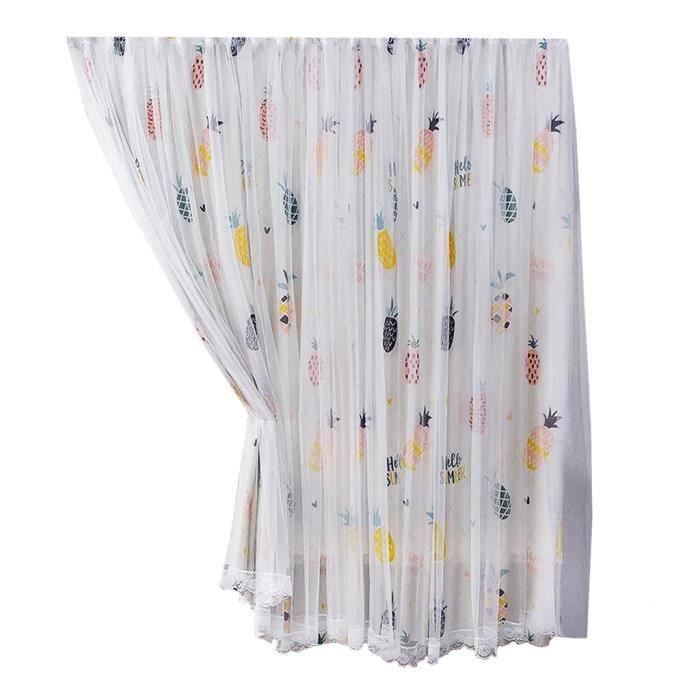 Rideau De Porte Drapé Rideau En Tulle Pour Chambre Bureau Salon Café