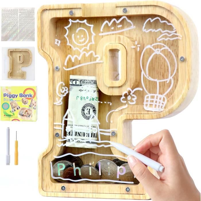 Tongyixin Tirelire Enfant Garcon,Urne Anniversaire,Football