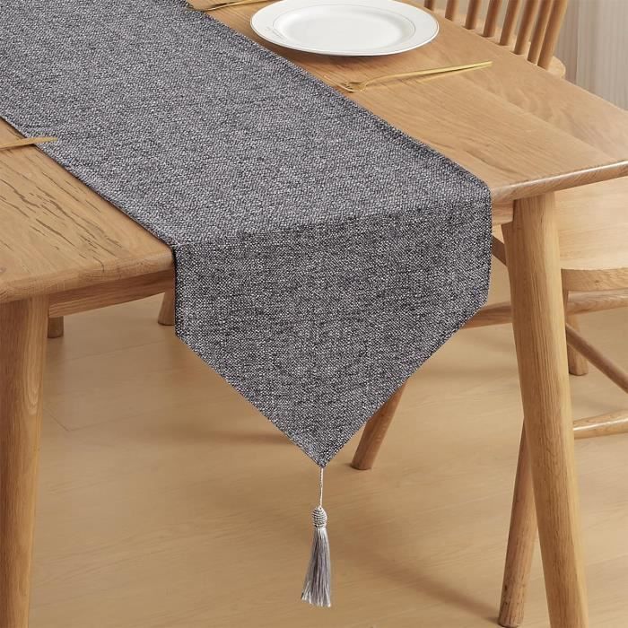 Nappe Beige Aspect Lin Lavable et imperméable, pour Salle à Manger