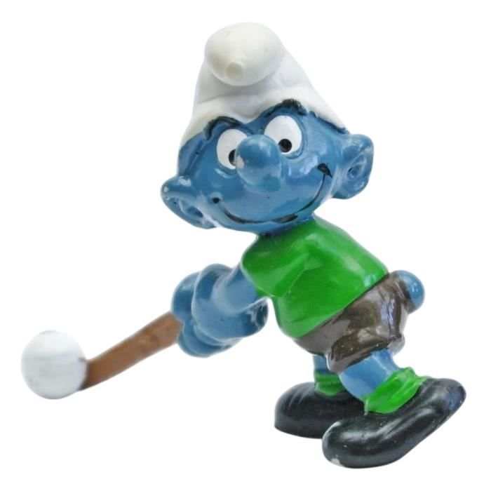 LES SCHTROUMPFS - SCHTROUMPF FANFARE, COR - figurine plastique 5 cm LES SCHTROUMPFS - SCHTROUMPF FANFARE, COR - figurine plastique 5 cm