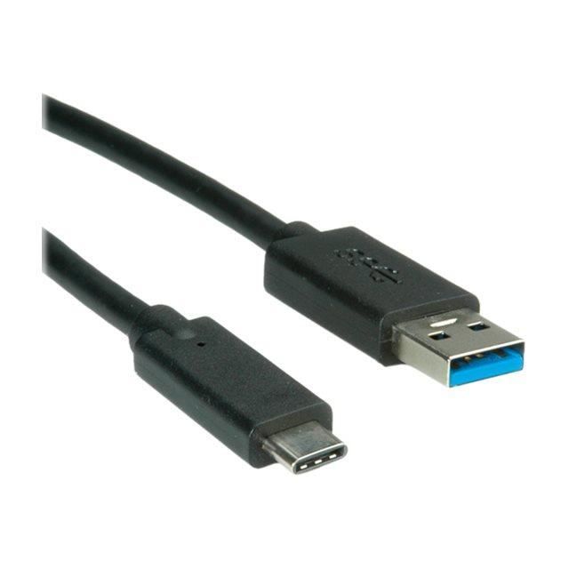 Roline Câble USB USB Type A (M) pour USB-C (M) USB 3.1 50 cm moulé noir