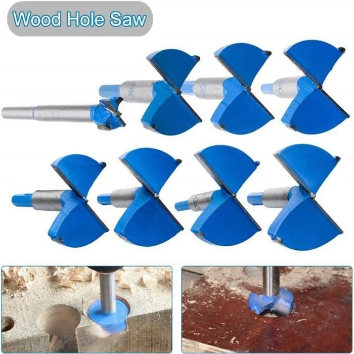 meche a bois forets diametre 15 80mm foret aise carbure pour faconner trou travail du bois l installation de portes 75mm cdiscount bricolage
