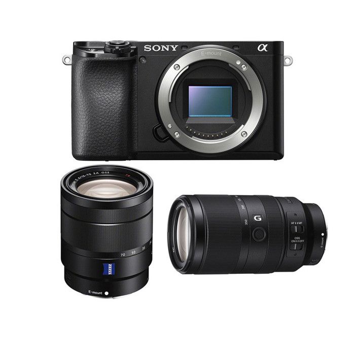 SONY ALPHA 6100 NOIR + 16-70 + 70-350mm - Cdiscount Appareil Photo