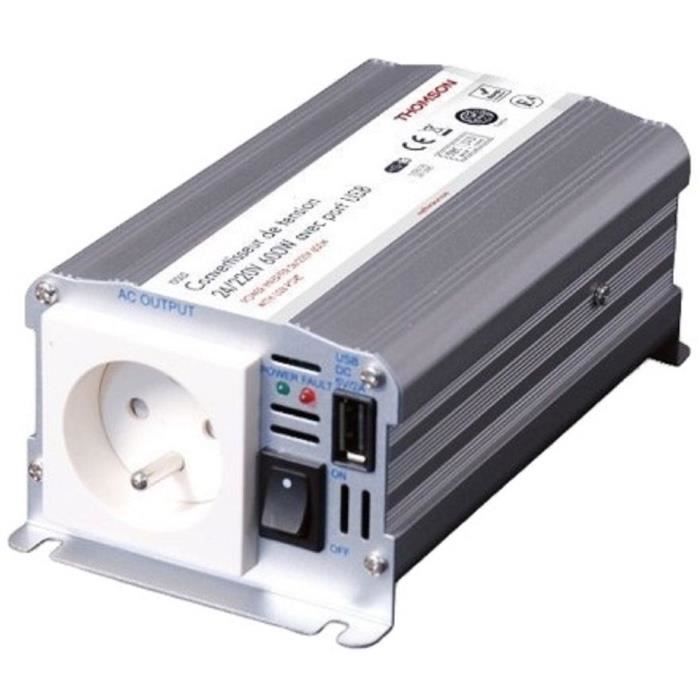 Convertisseur 24V Vers 12V Pour Camion - Régulateur De Tension Stable - Protection Contre Surcharge Et Inversion - Pour Radio, LED, Etc.