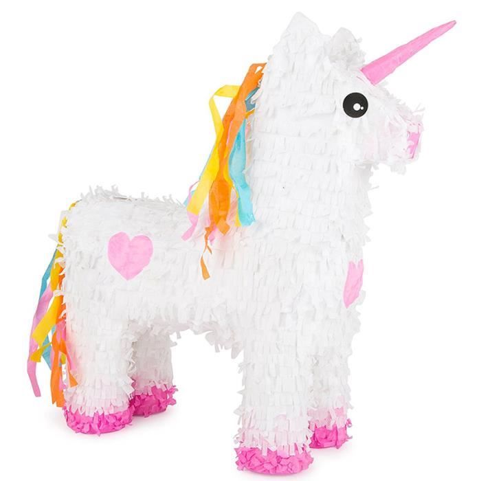 Pinata Licorne Pinata Fete Anniversaire Rose Et Blanc Achat