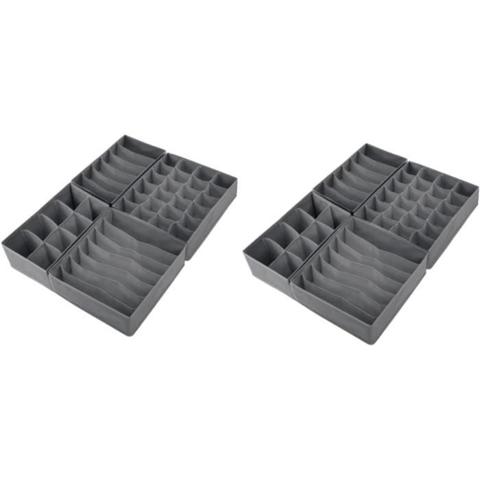 24 Pièces Séparateurs De Réfrigérateur Ajustables Organiseur