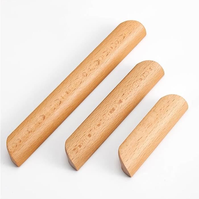 Lot de 6 poignées pour meubles de cuisine, poignées de porte