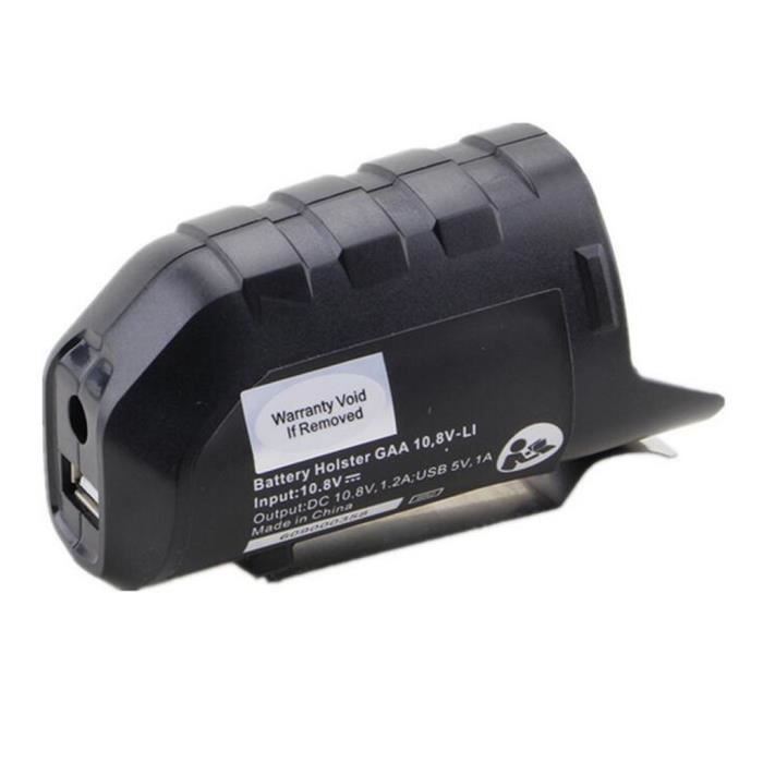 Bosch Adaptateur de Batterie Chargeur/Attachment GAA 12V Professional avec USB pour 12V & 10,8V Batteries 