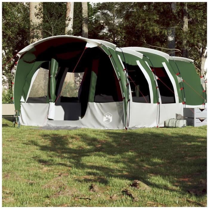 Tente familiale - Dbaiyi-Ddis - Tunnel 8 personnes - Imperméable - Polyester 185T - 3 chambres