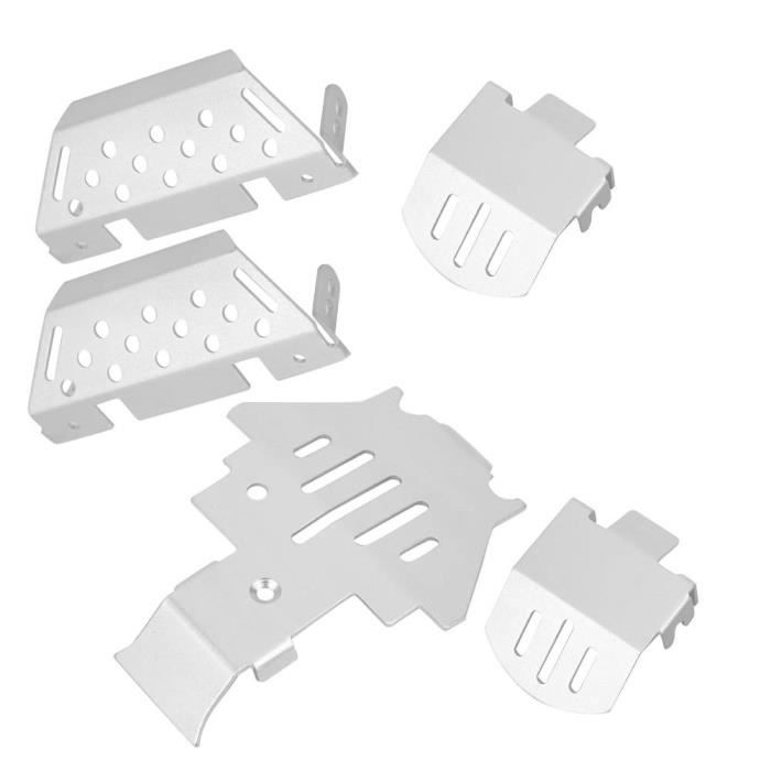 Kit De 5 Plaques De Protection En Acier Inoxydable Pour TRAXXAS TRX-4 RC - Pare-chocs Et Châssis