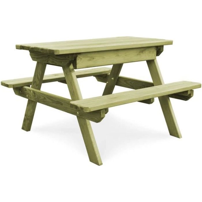 Banc Et Table Exterieur Bois Enfant Achat Vente Pas Cher