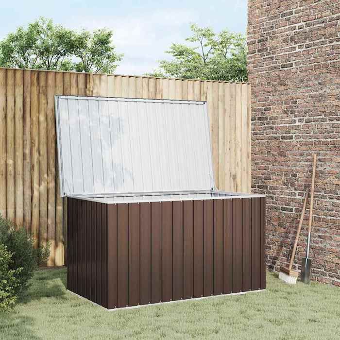 vidaXL Boîte de Rangement de Jardin Coffre de Stockage Outils de Jardinage Organisateur de Terrasse Patio Arrière cour 46272 - vue 4