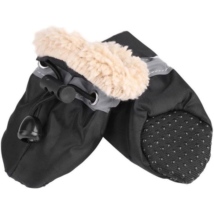 Meilleurs prix pour Bottes pour chiens VINGVO - 4 pièces / ensemble - chaussures imperméables et antidérapantes - coton rembourré