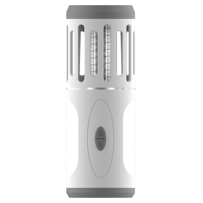 Lampe torche anti-moustiques surface 30 m² - blanc - Voltman