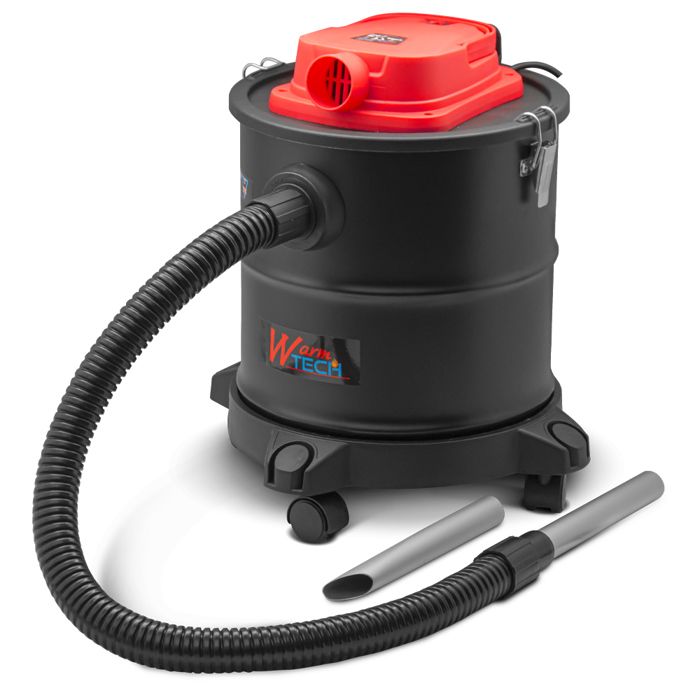 Vide cendres 1200W - 20L - 17Kpa avec soufflerie et roues - Filtre Hepa - Warm Tech