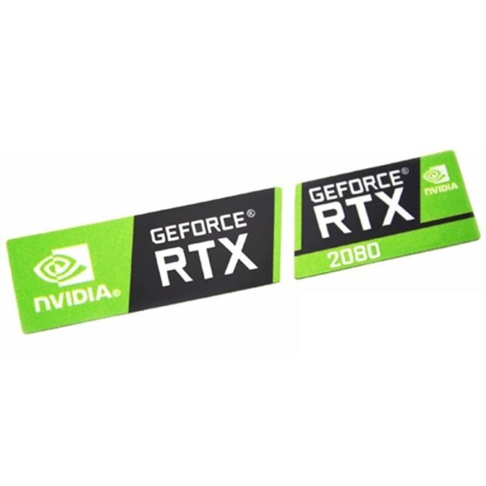 ETIQUETTE 16 Carte graphique autocollante RTX 2080Ti 2070 2060 TITAN VR GTX 1650 1660Ti meilleure vente Cdiscount Informatique