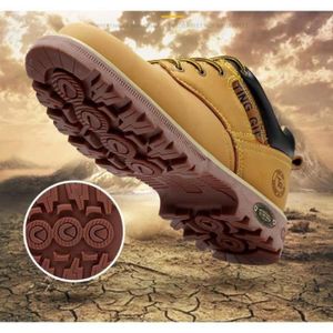 chaussure de securite marron