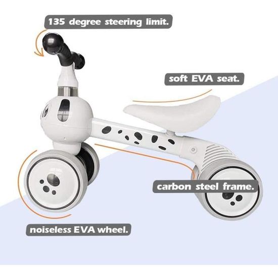 YGJT Draisienne Velo Bebe Velo Enfants Jouet d Equitation pour Garcons de 1 an 10 36 Mois Premier Velo de Bebe Premier Cadeau d anni Cdiscount Jeux Jouets