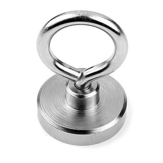 adh Aimant avec oeillet /Ø 25 mm N/éodyme 22 kg Zingu/é
